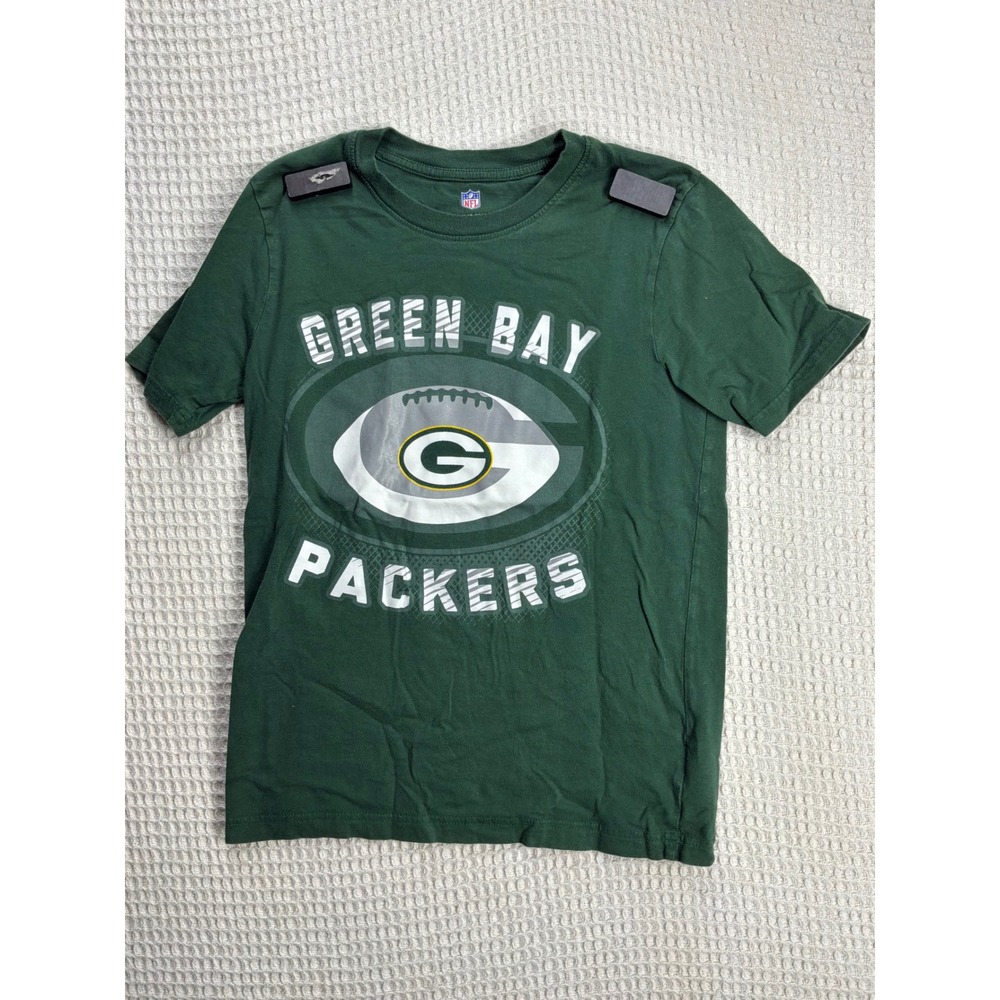 Gorpcore Boys NFL Green Bay Packers T-Shirt M 10/12 Green